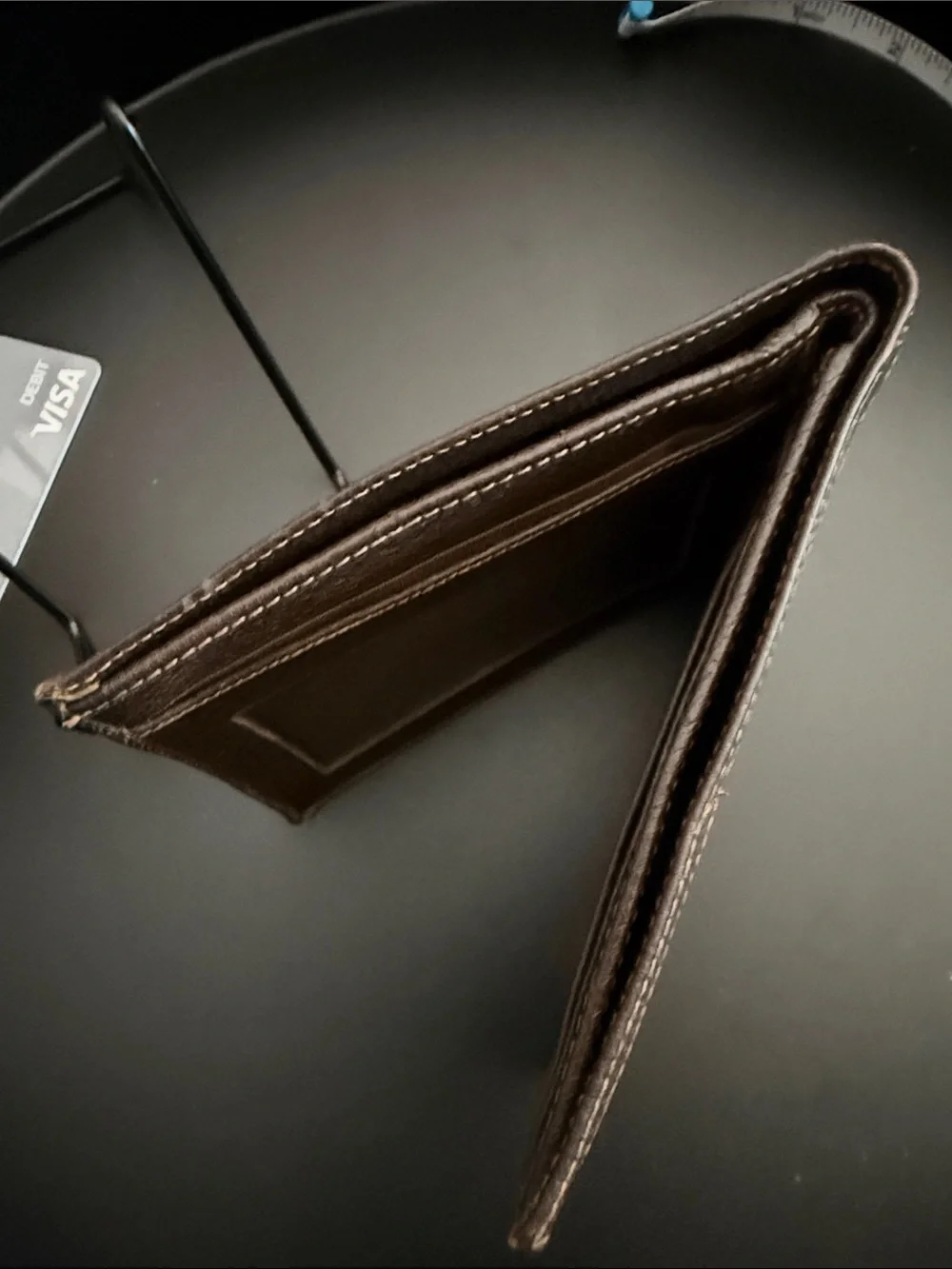 Gucci Brown GG Canvas Wallet with Green and Red Web Stripe